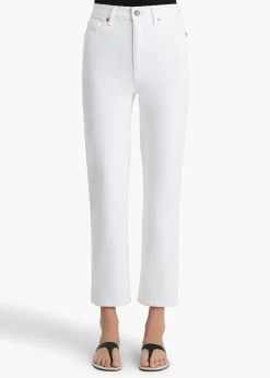 KHAITE Abigail-Abigail Stretch Jean in White