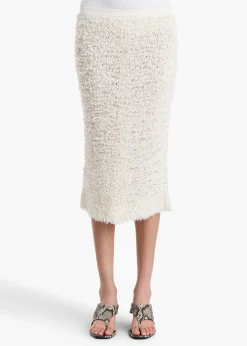 Khaite Knitwear|Skirts & Shorts-Adela Skirt in Ivory