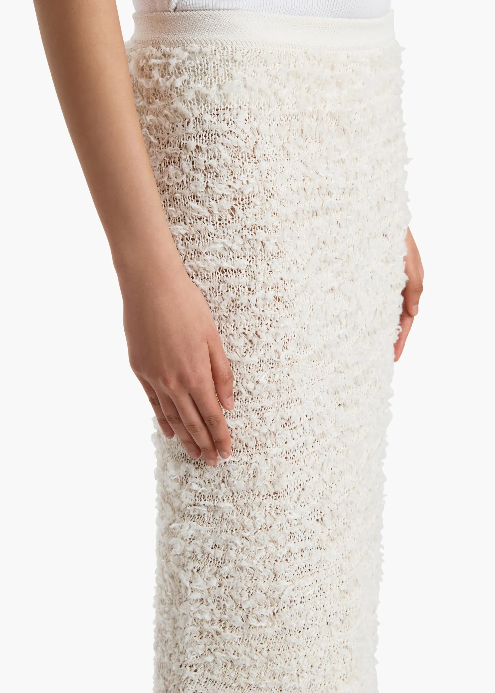 Khaite Knitwear|Skirts & Shorts-Adela Skirt in Ivory