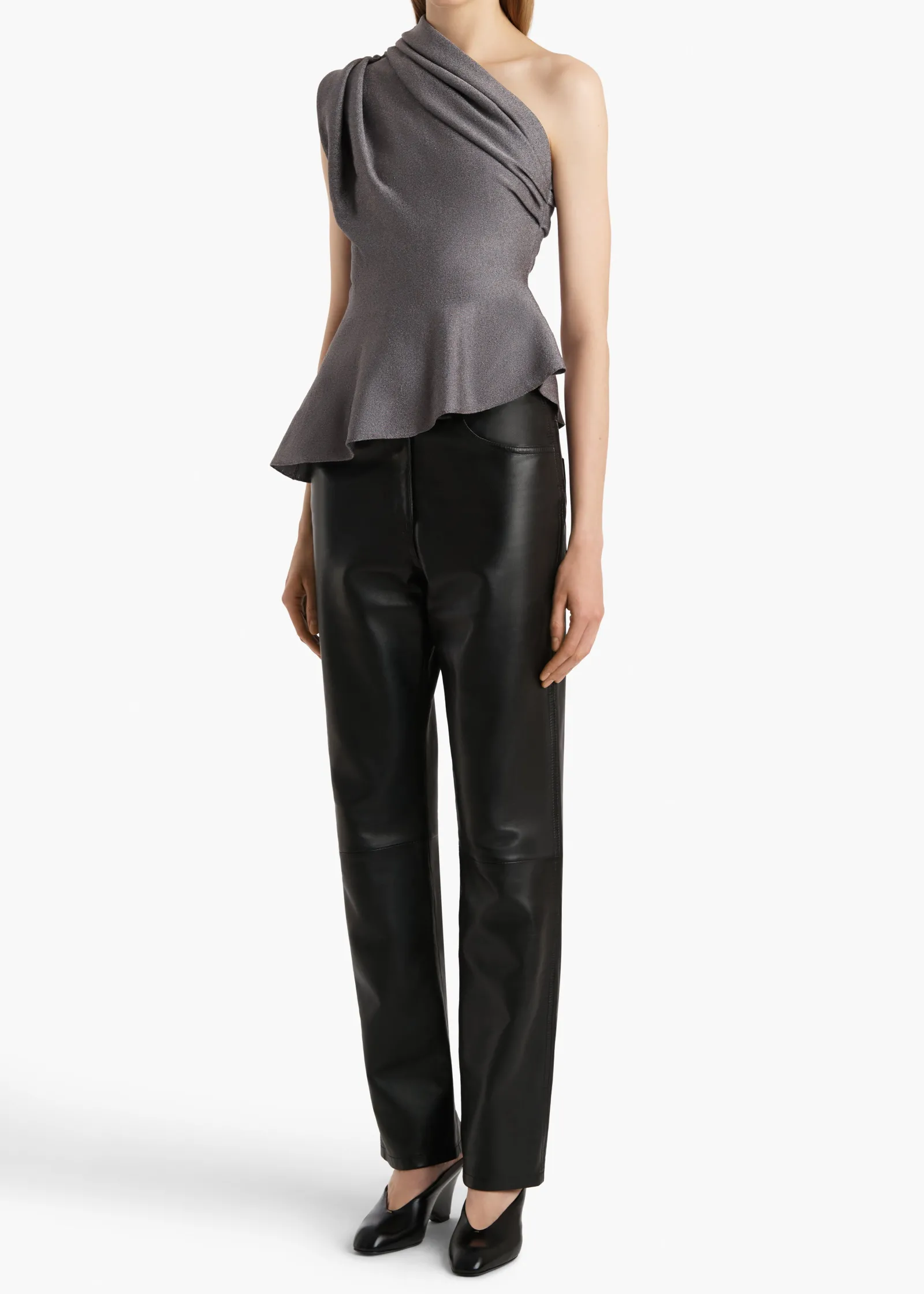 Khaite Shirts & Tops-Aimee Top in Gunmetal