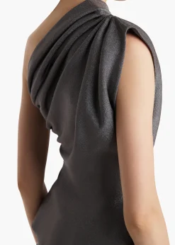 Khaite Shirts & Tops-Aimee Top in Gunmetal
