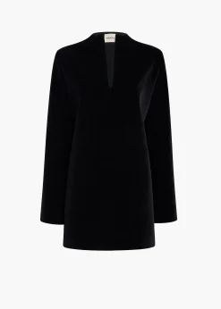 Khaite Dresses-Aleena Dress in Black Velvet