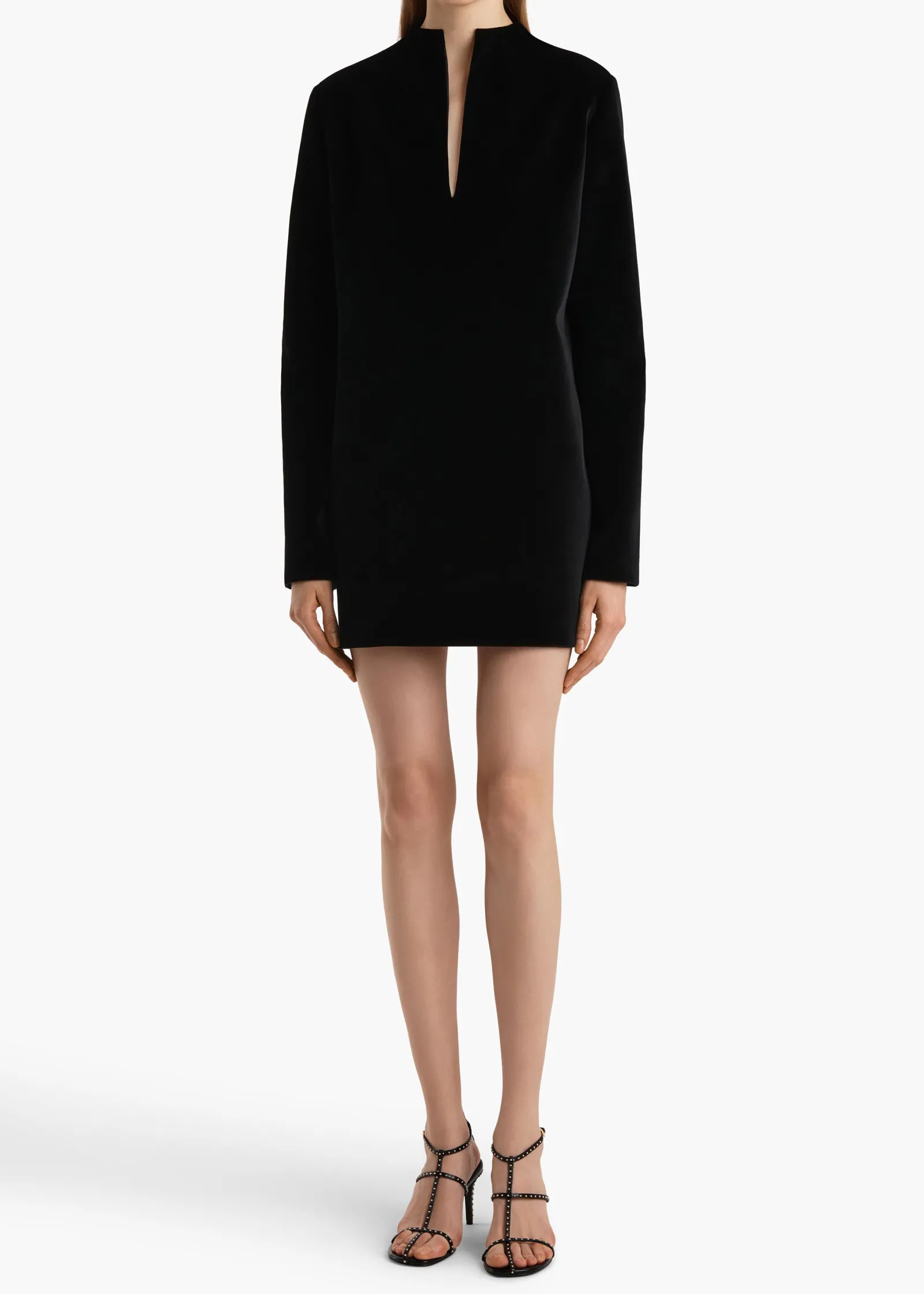 Khaite Dresses-Aleena Dress in Black Velvet