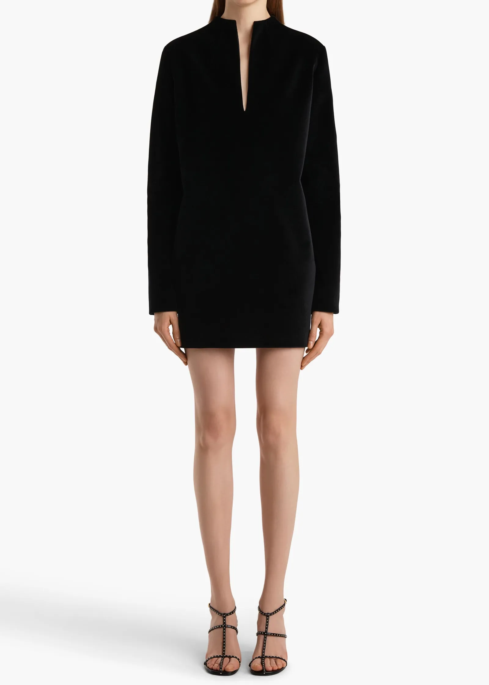 Khaite Dresses-Aleena Dress in Black Velvet