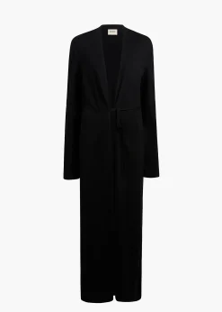 Khaite Knitwear-Alek Cardigan in Black