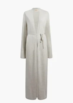 Khaite Knitwear-Alek Cardigan in Cloud