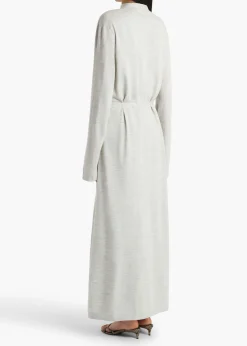 Khaite Knitwear-Alek Cardigan in Cloud