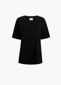Khaite T-Shirts & Tanks-Allen Top in Black