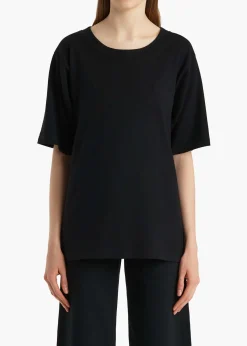 Khaite T-Shirts & Tanks-Allen Top in Black