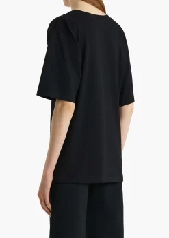 Khaite T-Shirts & Tanks-Allen Top in Black