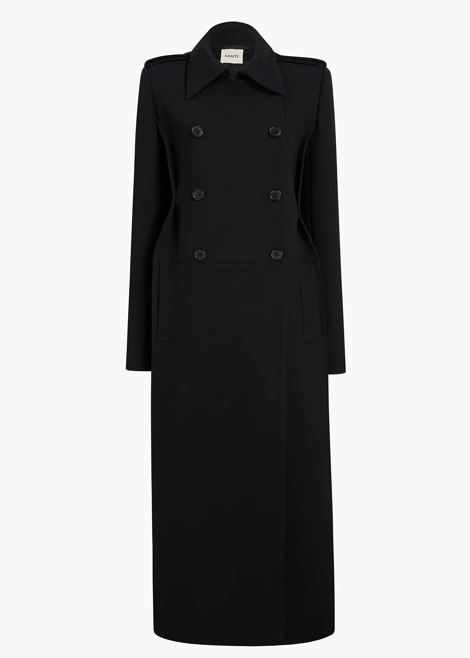 Khaite Outerwear & Coats-Alton Coat in Black