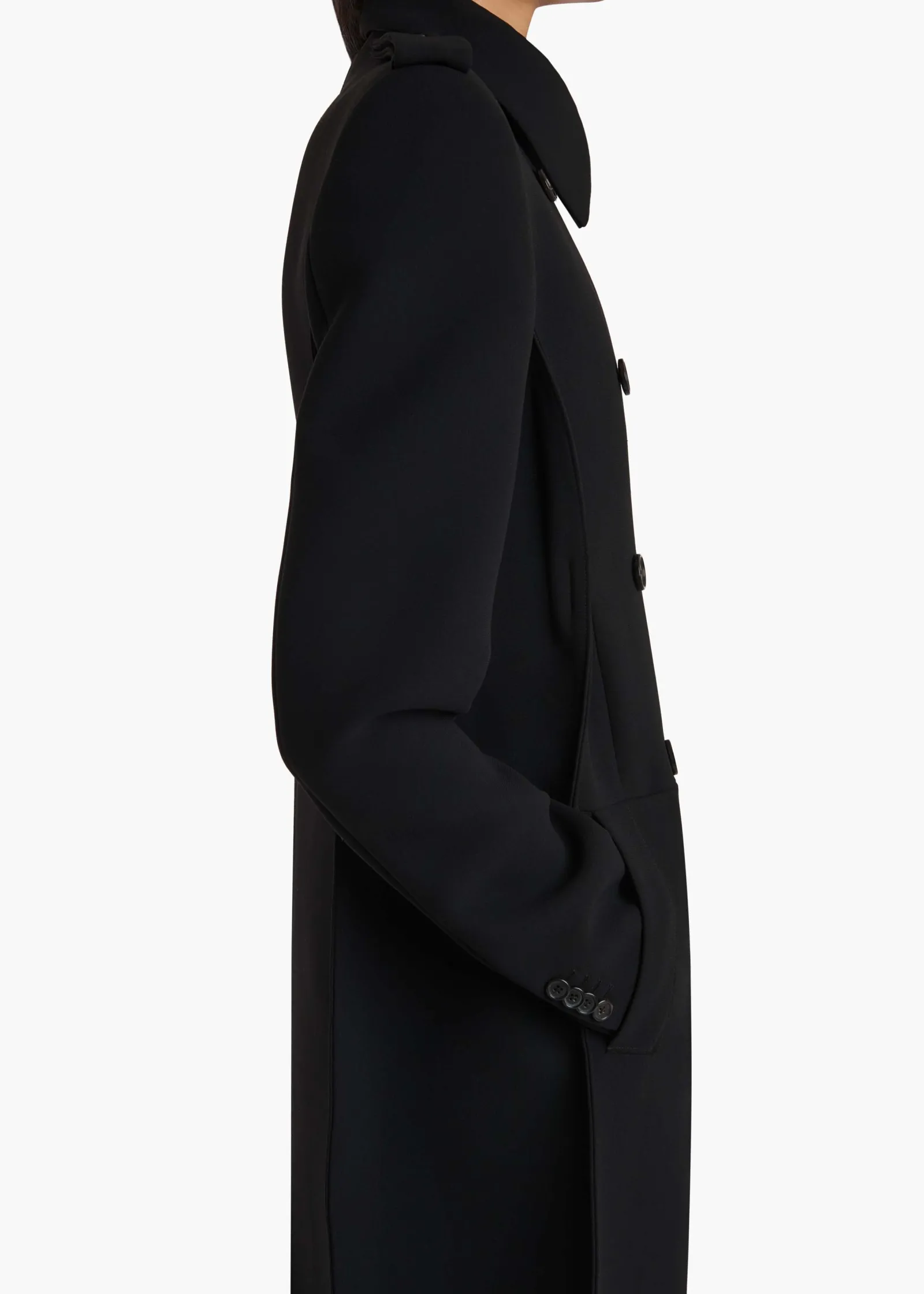 Khaite Outerwear & Coats-Alton Coat in Black