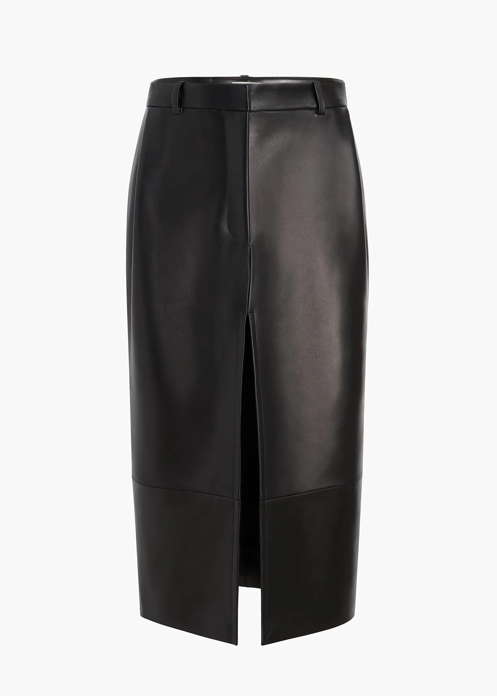 Khaite Leather|Skirts & Shorts-Anden Skirt in Black Leather