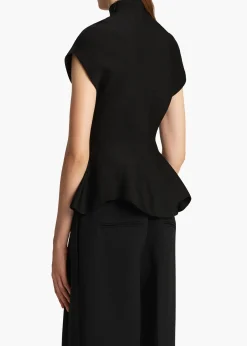 Khaite Shirts & Tops-Andra Top in Black