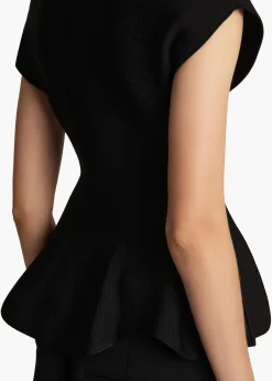 Khaite Shirts & Tops-Andra Top in Black