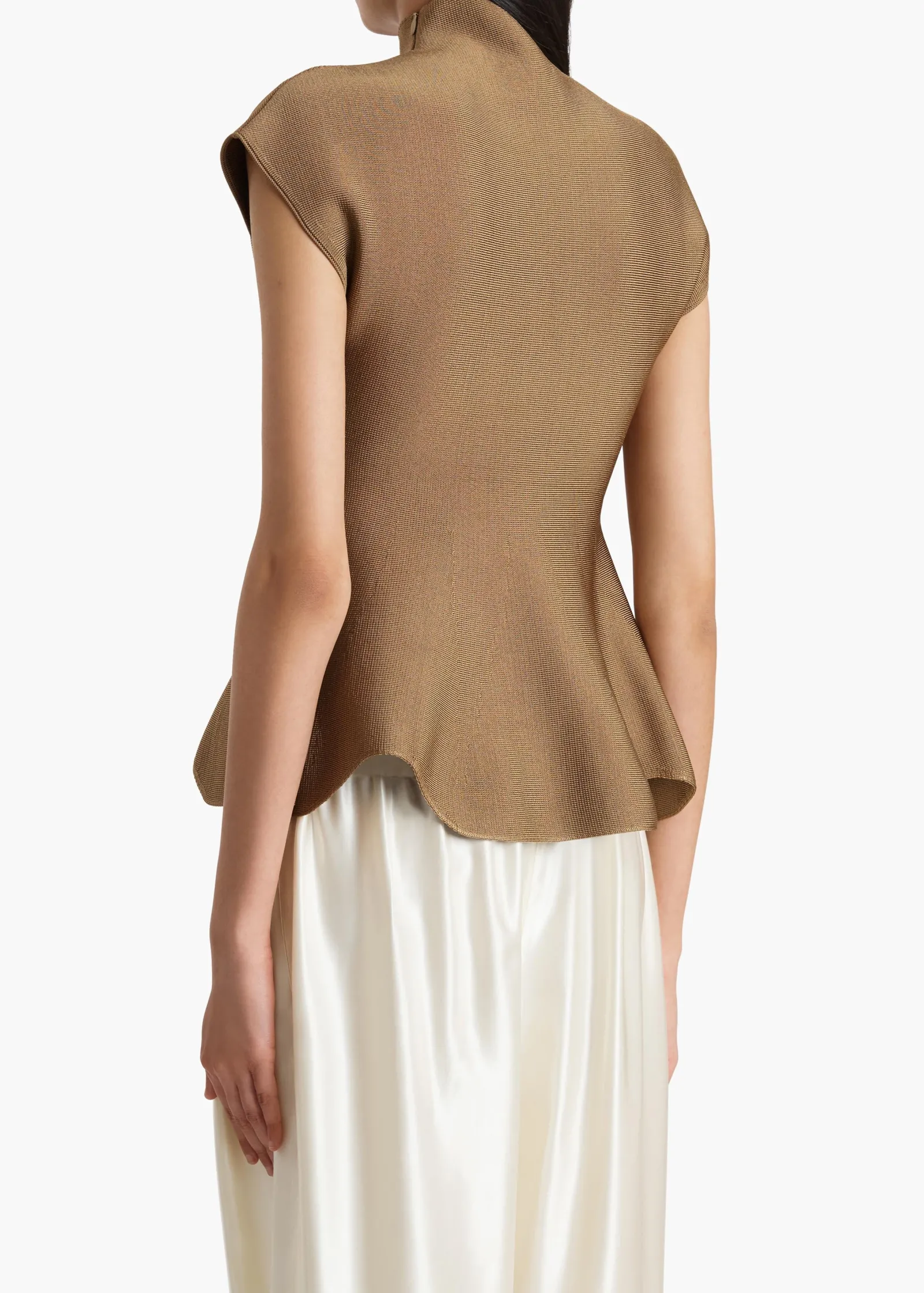 Khaite Shirts & Tops-Andra Top in Carob