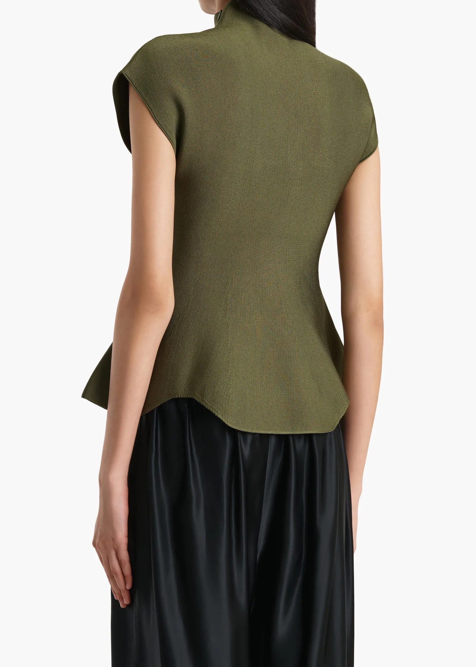 Khaite Shirts & Tops-Andra Top in Olive