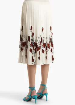 Khaite Skirts & Shorts-Anya Skirt in Cream Multi