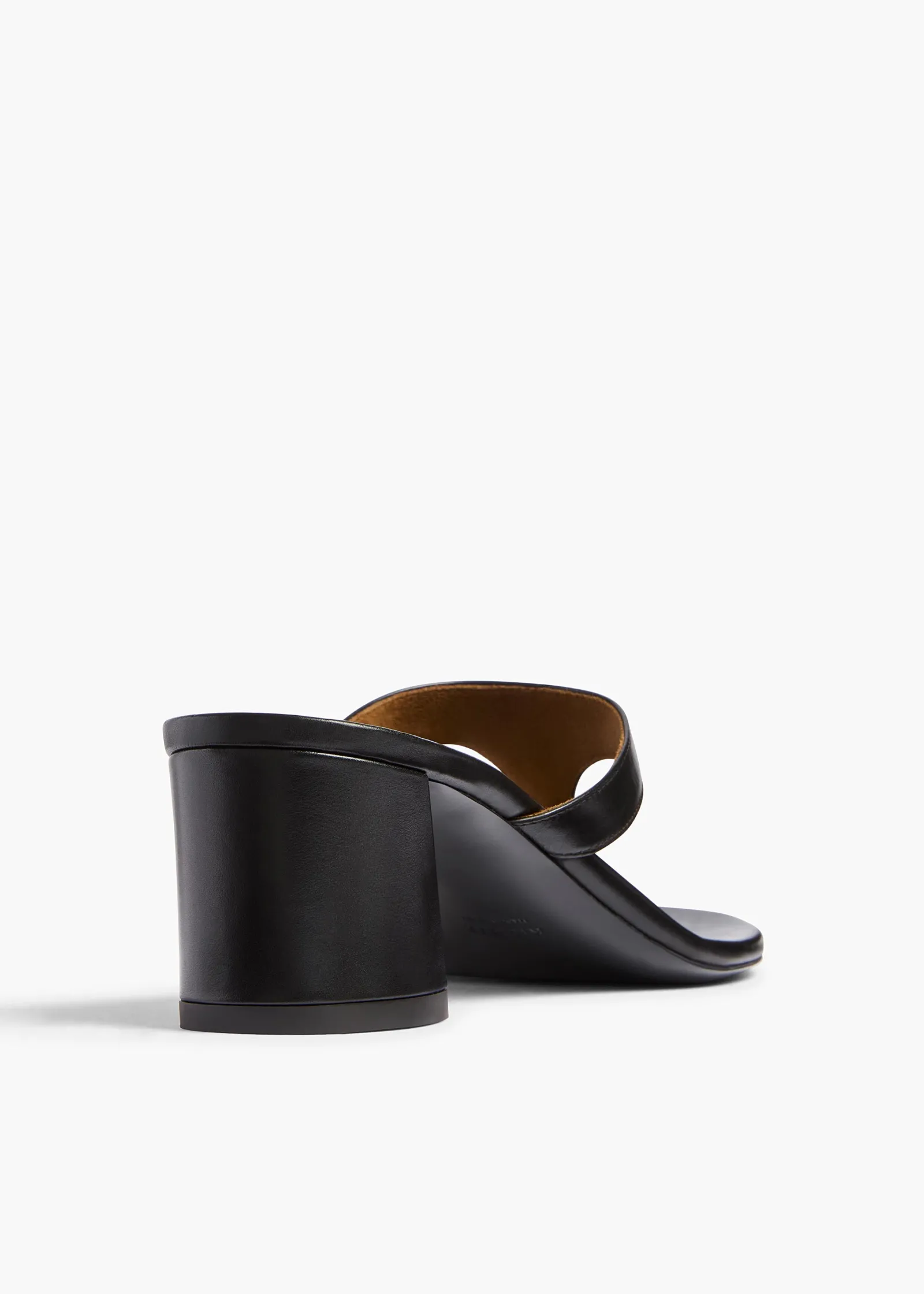 Khaite Sandals-Archer Sandal in Black Leather