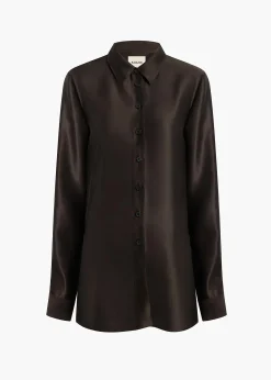 Khaite Shirts & Tops-Auryn Top in Bark