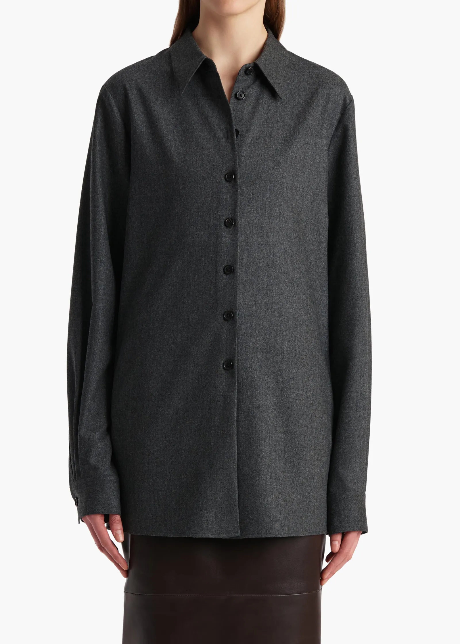 Khaite Shirts & Tops-Auryn Top in Storm