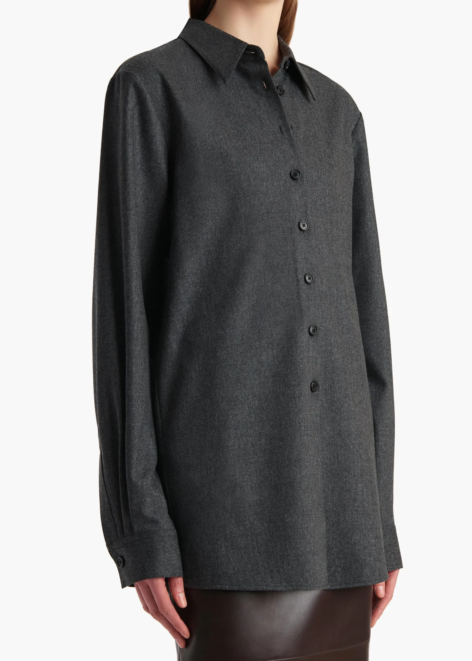 Khaite Shirts & Tops-Auryn Top in Storm