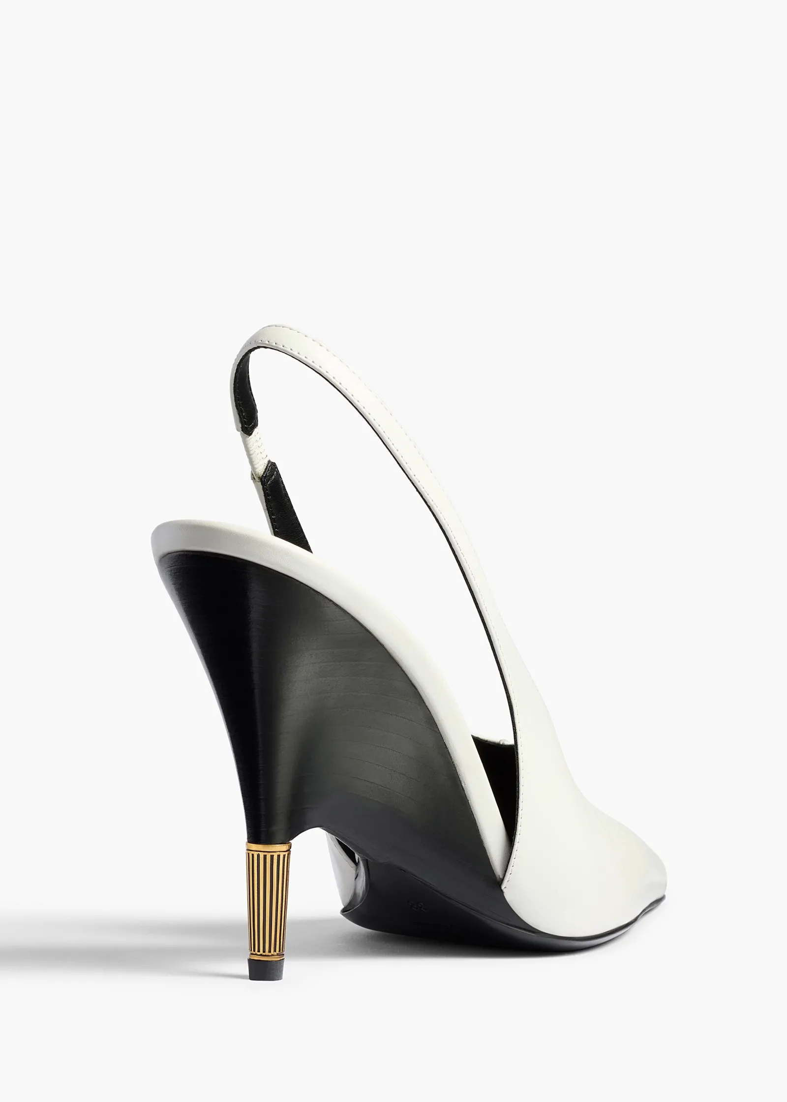Khaite Pumps-Bella Pump in Chalk Glazed Leather