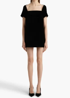 Khaite Dresses-Benji Dress in Black Velvet
