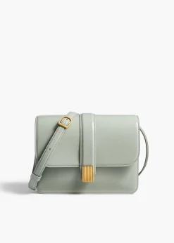Khaite Crossbody Bags-Blake Crossbody Bag in Eucalyptus Leather