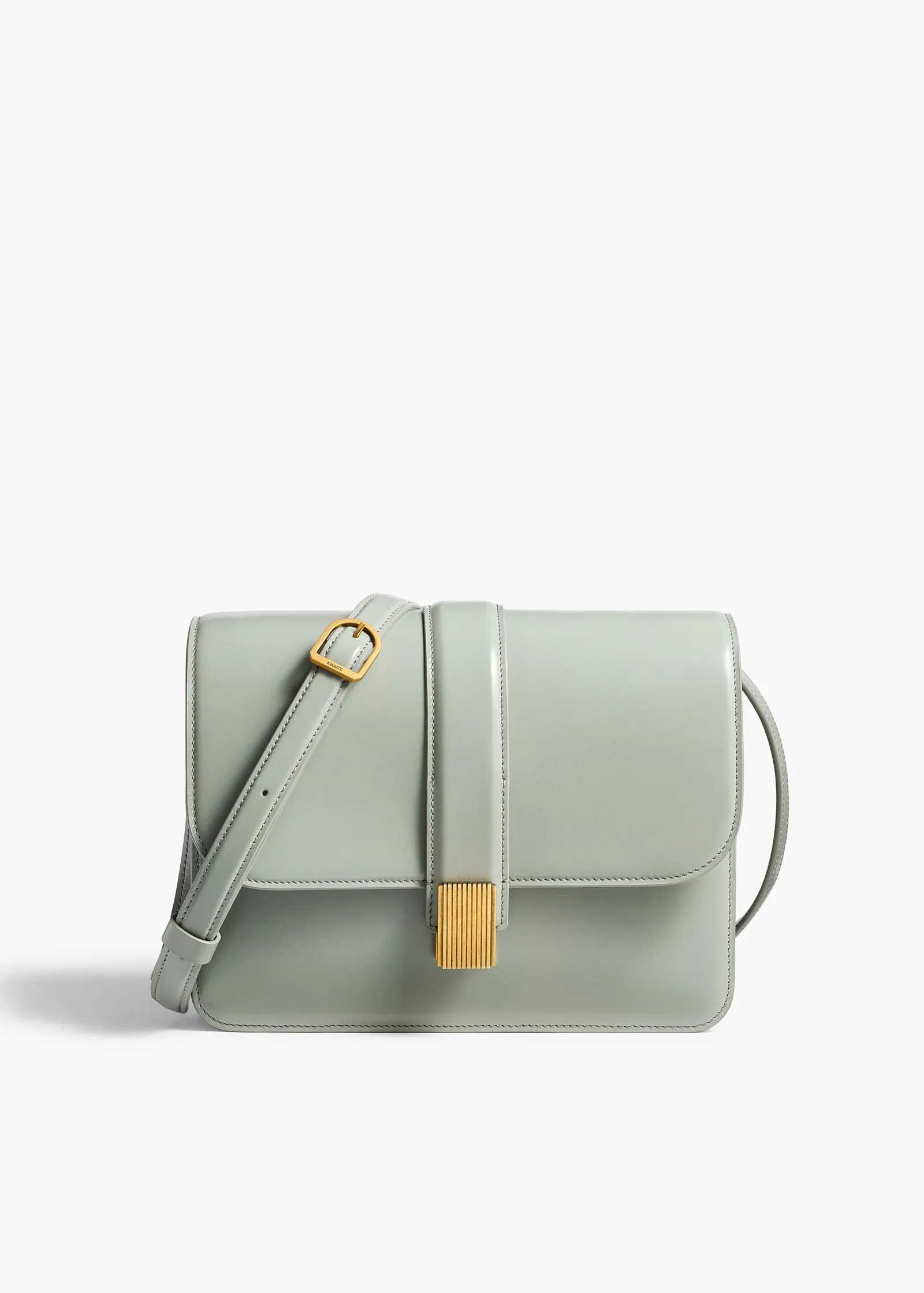 Khaite Crossbody Bags-Blake Crossbody Bag in Eucalyptus Leather