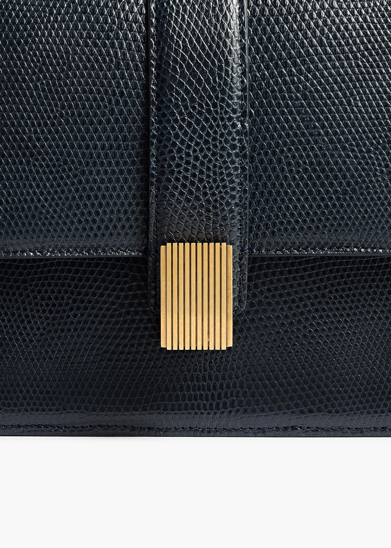 Khaite Crossbody Bags-Blake Crossbody Bag in Midnight Lizard