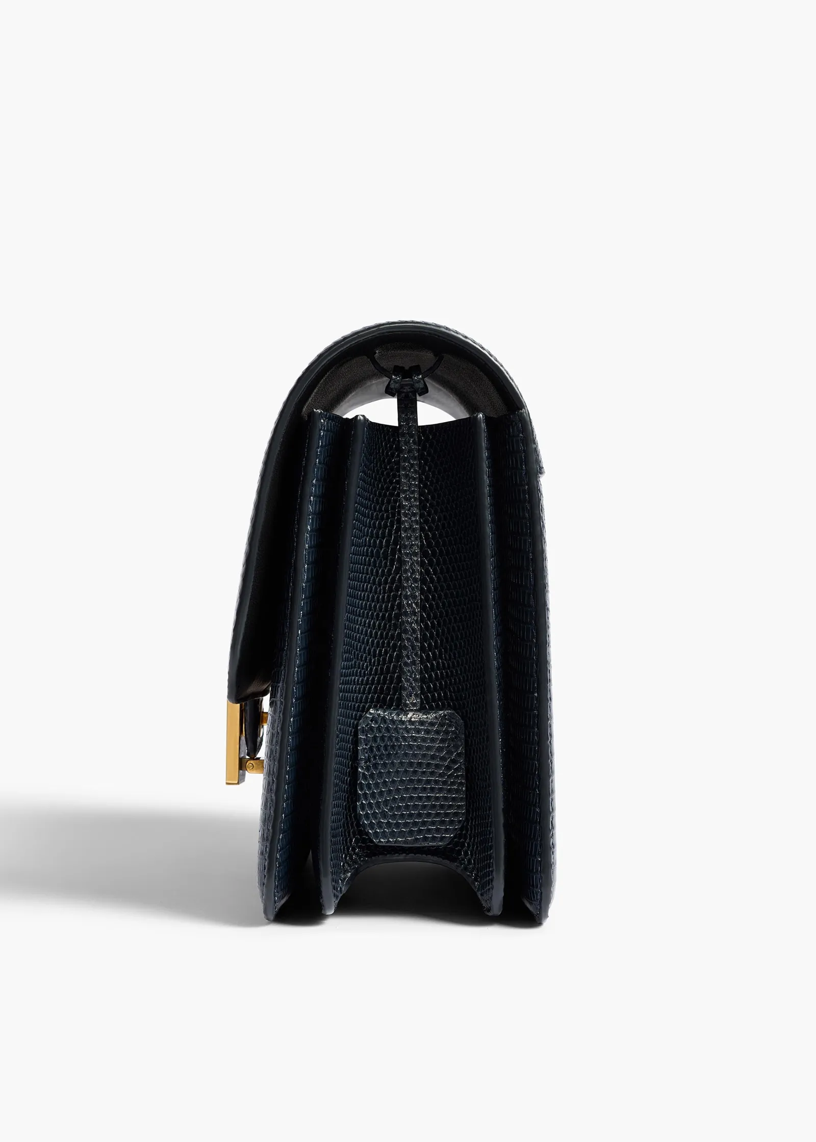 Khaite Crossbody Bags-Blake Crossbody Bag in Midnight Lizard