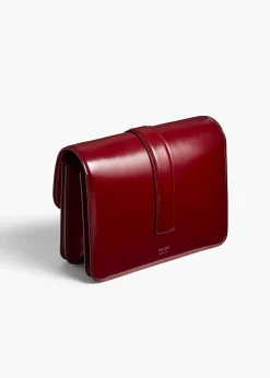 Khaite Crossbody Bags-Blake Crossbody Bag in Oxblood Leather