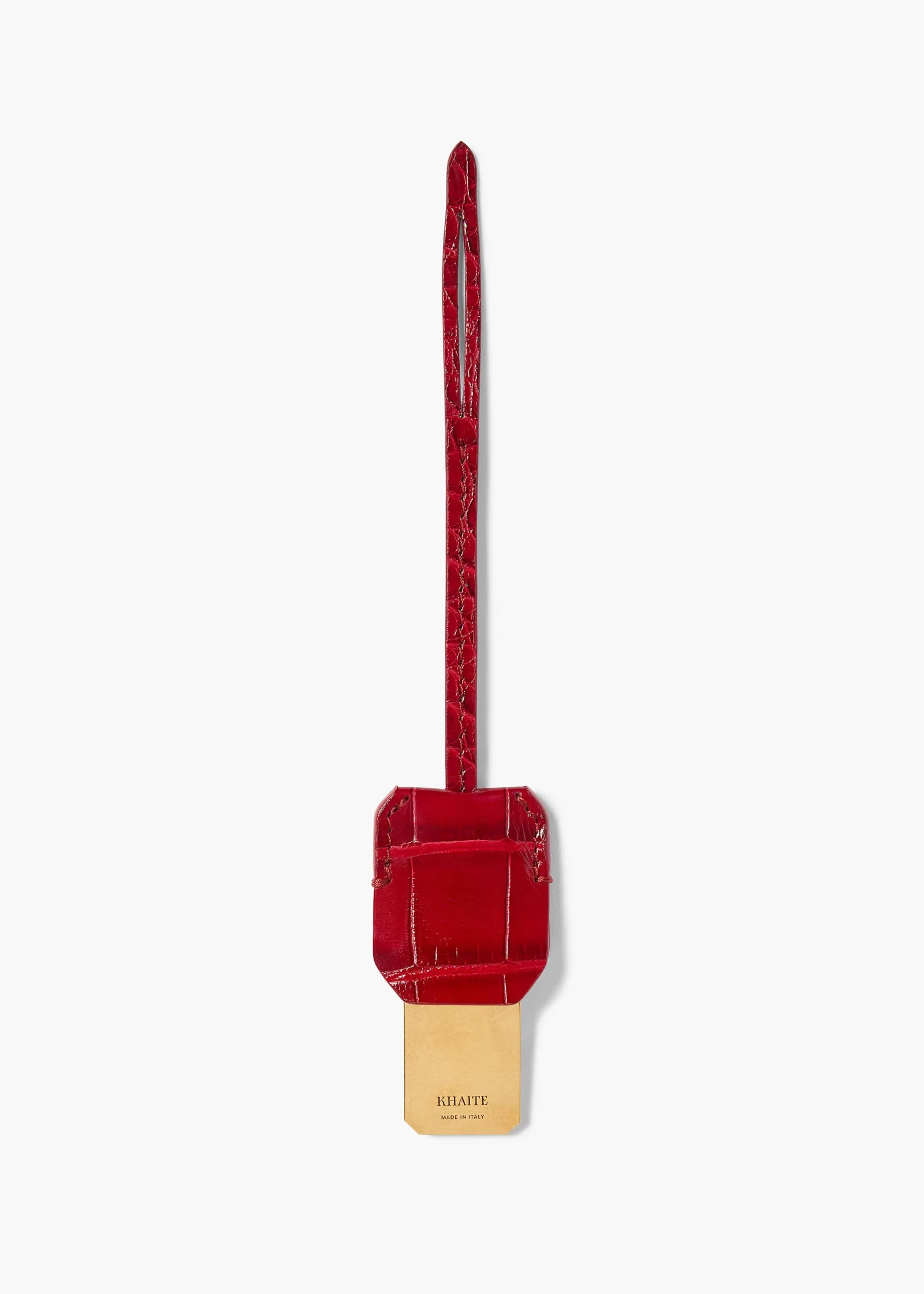 Khaite Crossbody Bags-Blake Crossbody Bag in Ruby Alligator