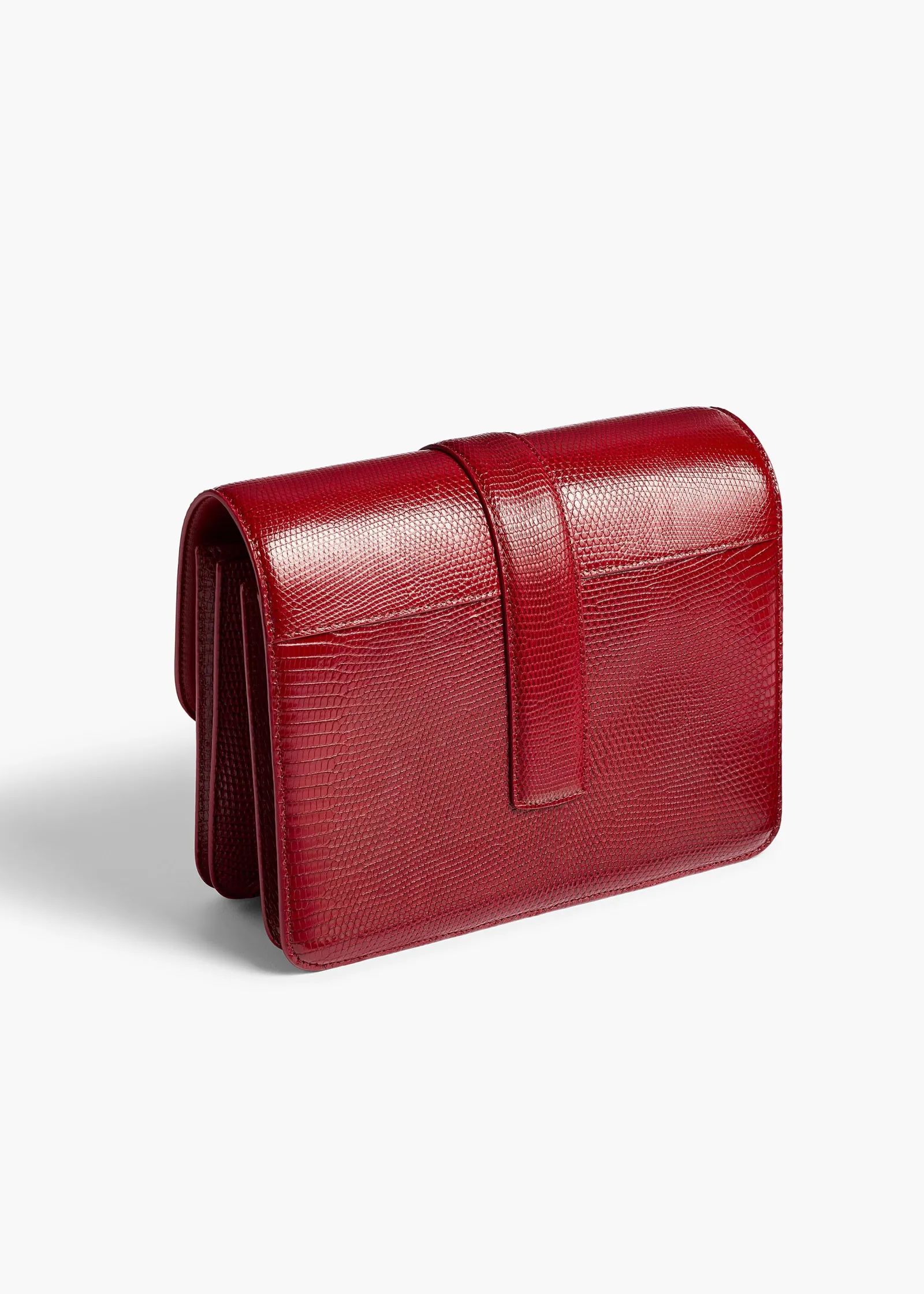 Khaite Crossbody Bags-Blake Crossbody Bag in Ruby Lizard