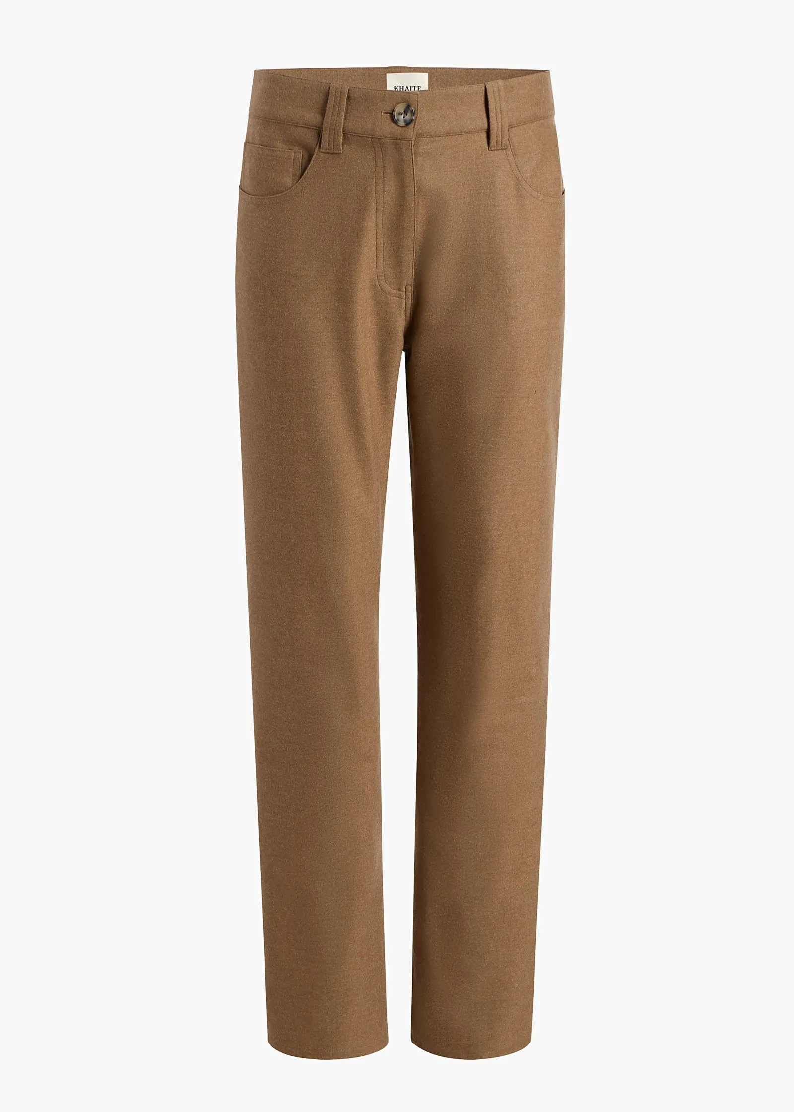 Khaite Leather|Pants-Callum Pant in Toffee