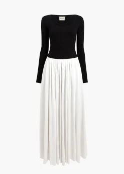 Khaite Dresses-Carlotta Dress in Black and White