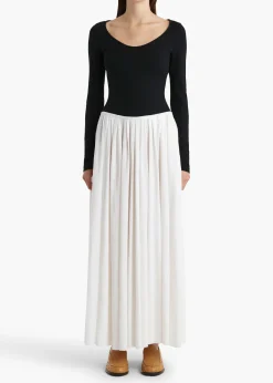 Khaite Dresses-Carlotta Dress in Black and White