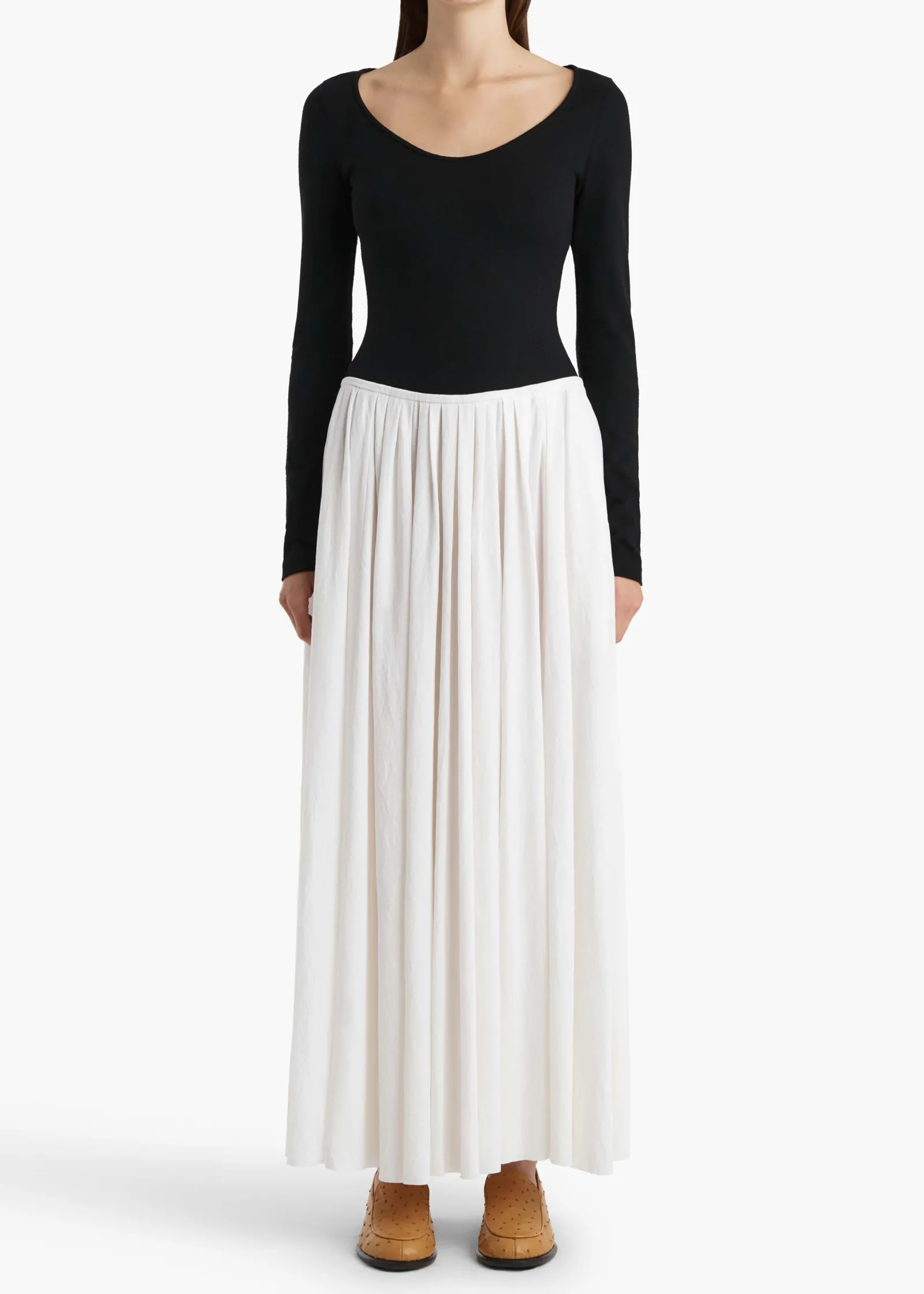 Khaite Dresses-Carlotta Dress in Black and White