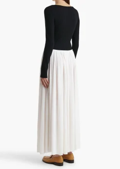 Khaite Dresses-Carlotta Dress in Black and White