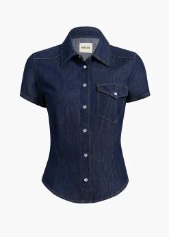 Khaite Shirts & Tops-Cavazos Shirt in Benson