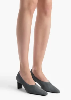 Khaite Pumps-Cecilia Pump in Black Leather