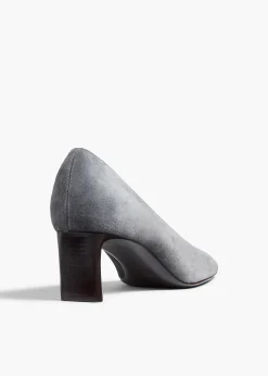Khaite Pumps-Cecilia Pump in Grey Suede
