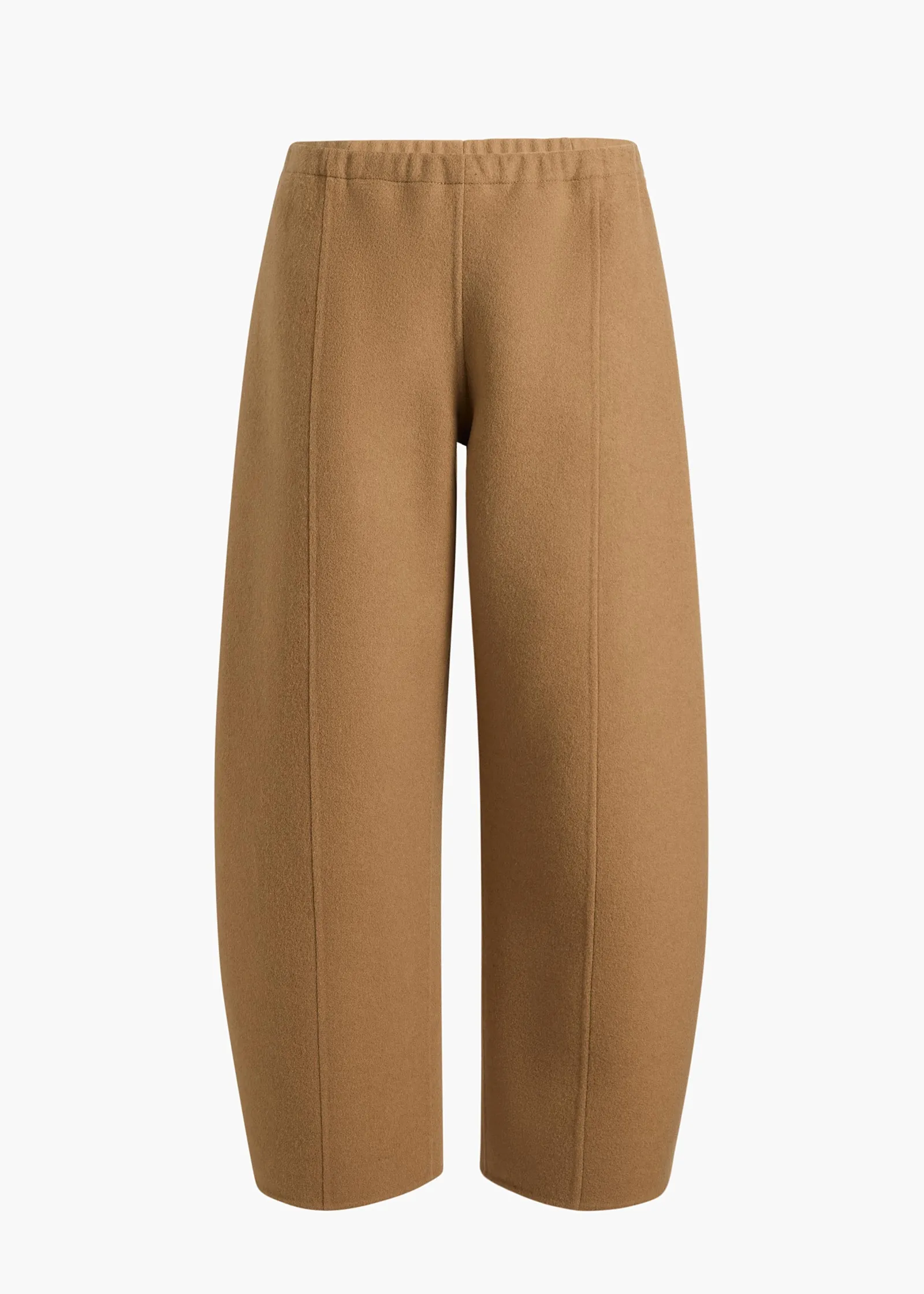 Khaite Leather|Pants-Clover Pant in Camel