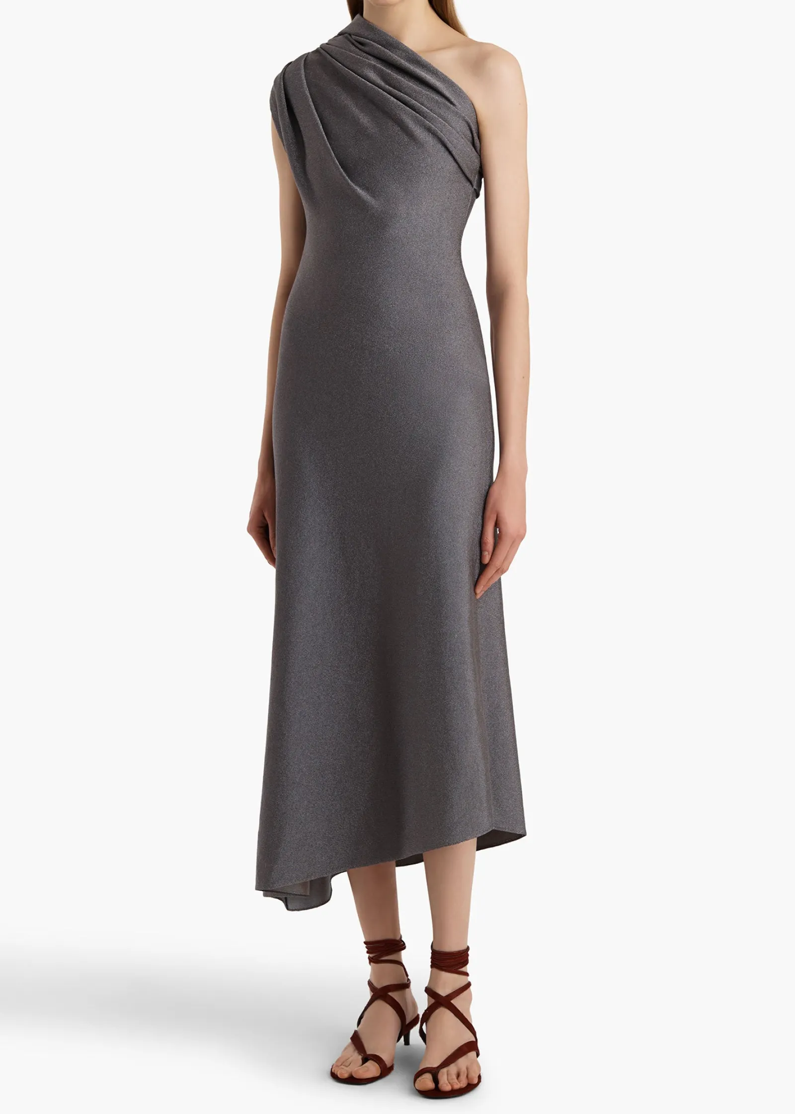 Khaite Dresses-Coast Dress in Gunmetal