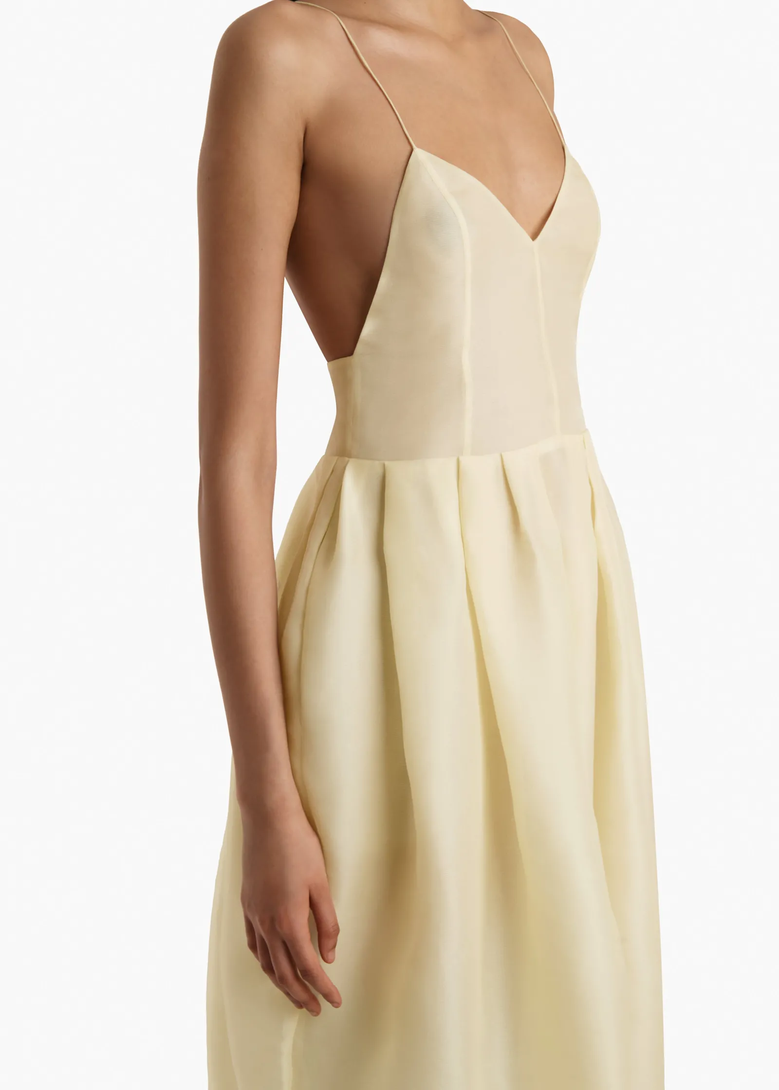 Khaite Dresses-Colette Dress in Pale Yellow