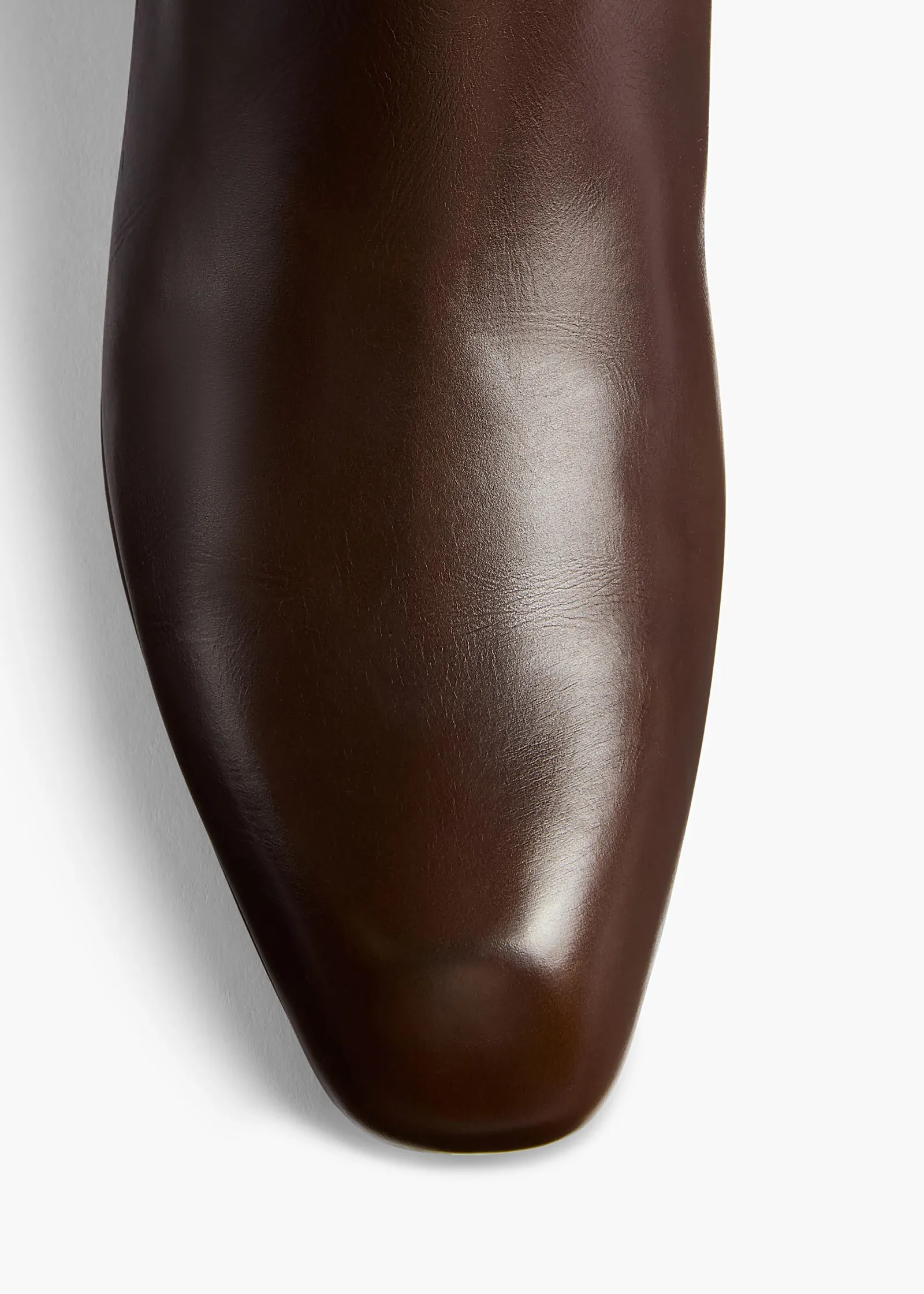 Khaite Boots-Colt Knee-High Boot in Vintage Brown Leather