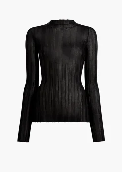Khaite Shirts & Tops-Cosette Top in Black