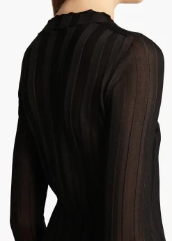 Khaite Shirts & Tops-Cosette Top in Black