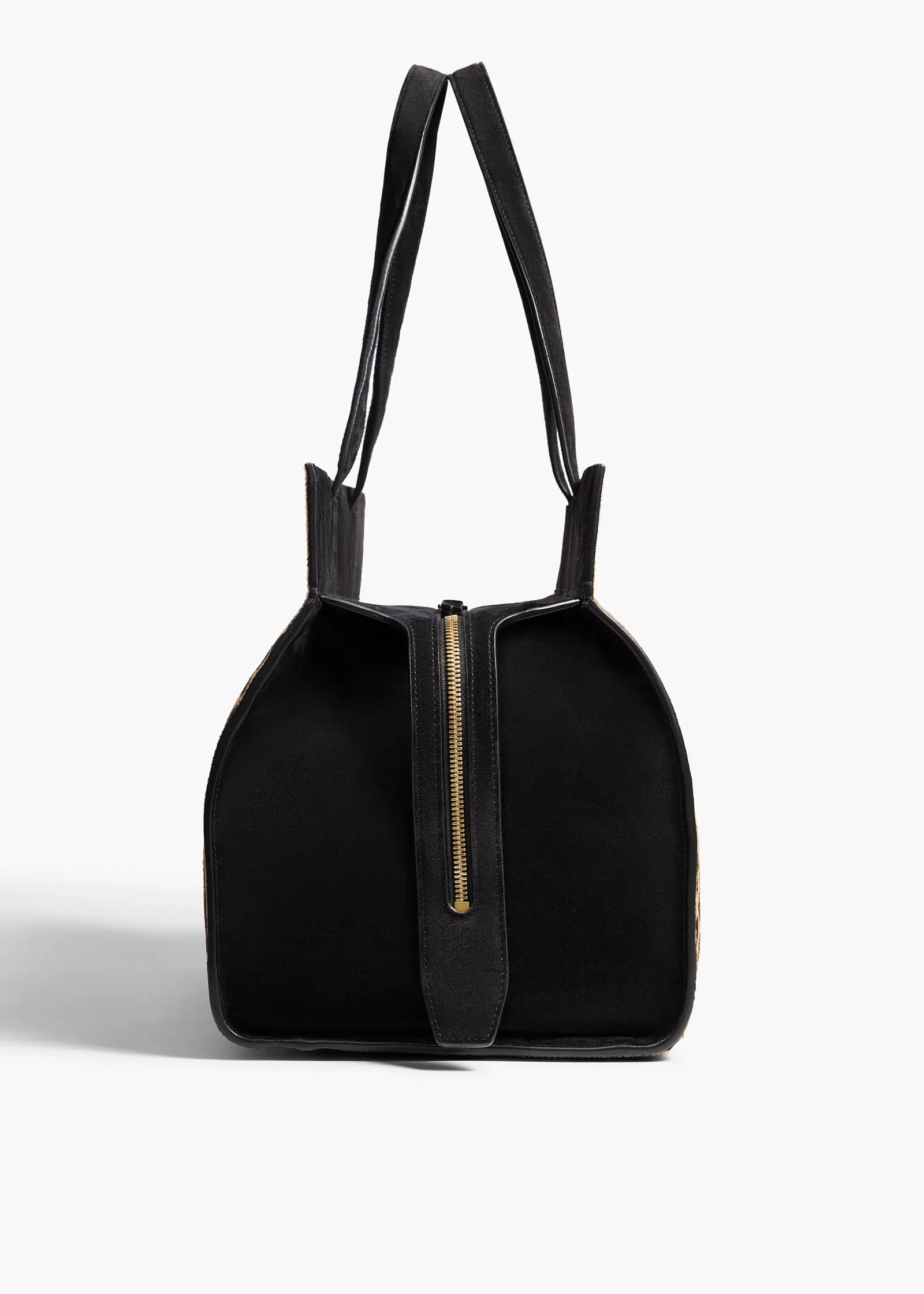 Khaite Top Handle|Totes-Crosby Bag in Hyena Print Haircalf